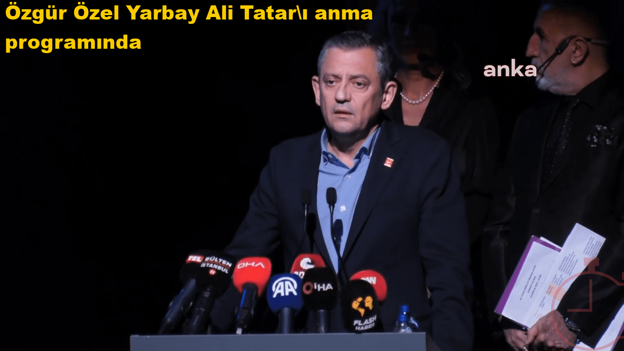 Özgür Özel, Yarbay Ali Tatar'ı anma programında