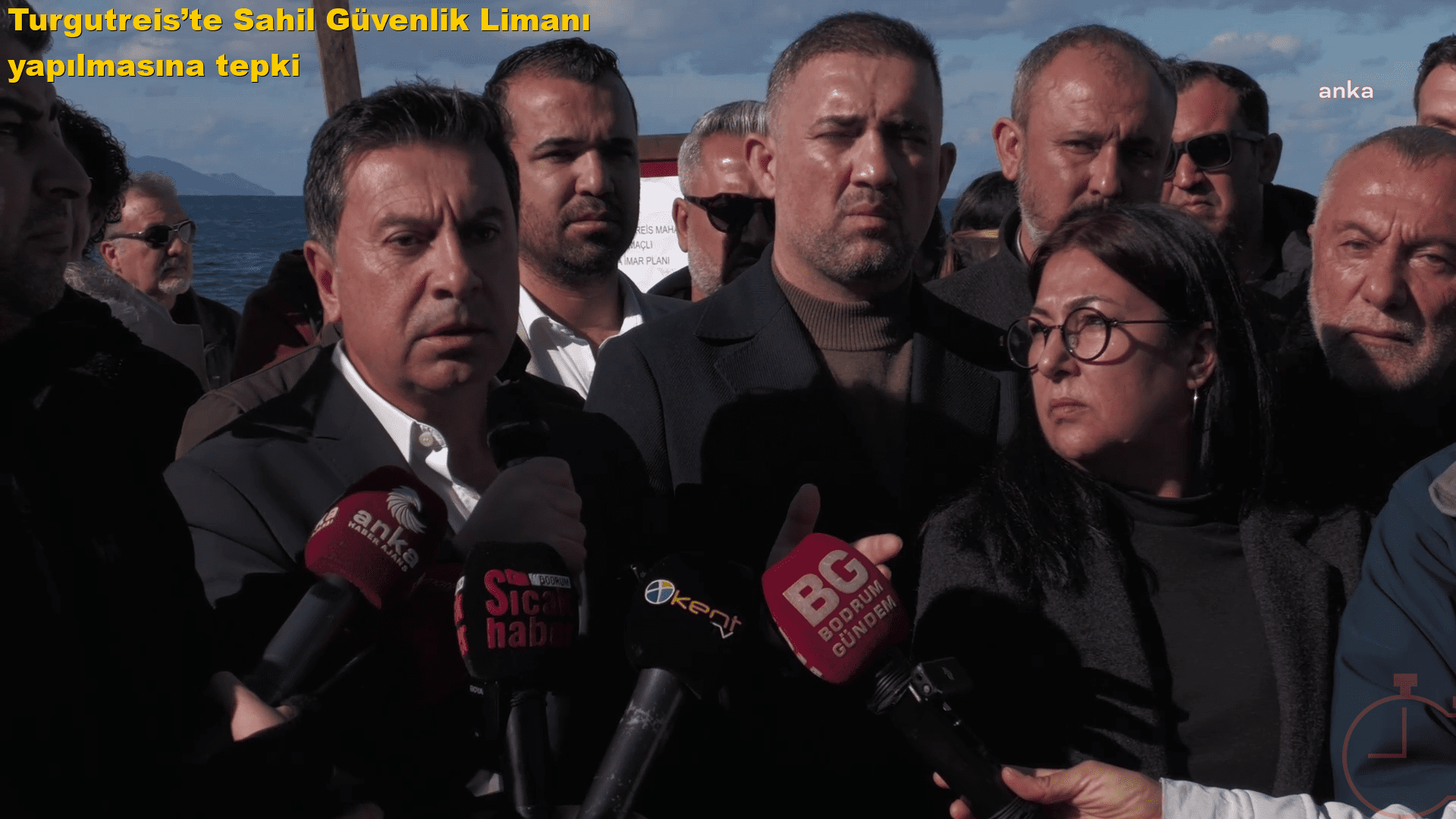 Turgutreis’te Sahil Güvenlik Limanı yapılmasına tepki