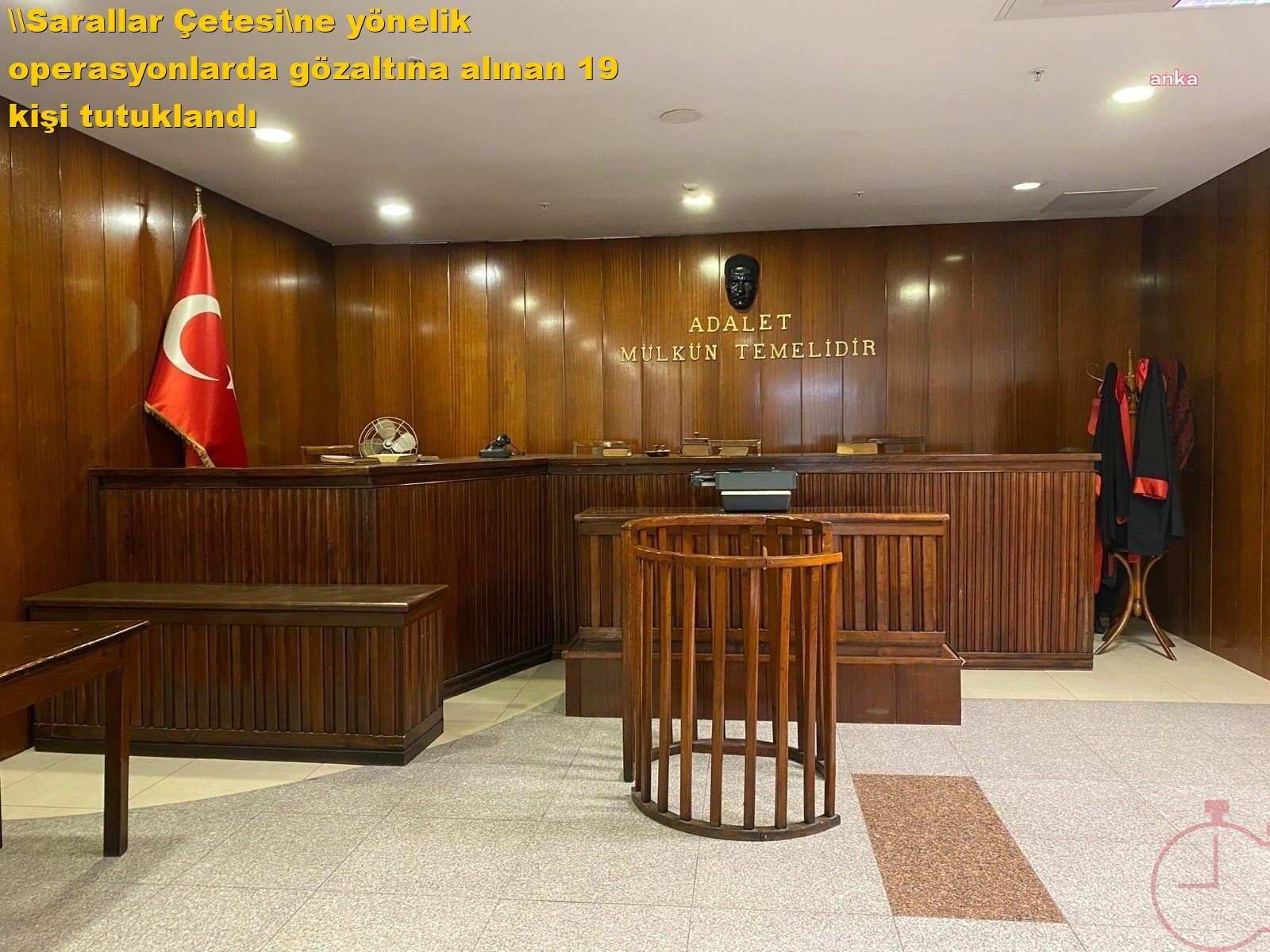 ''Sarallar Çetesi'ne yönelik operasyonlarda gözaltına alınan 19 kişi tutuklandı