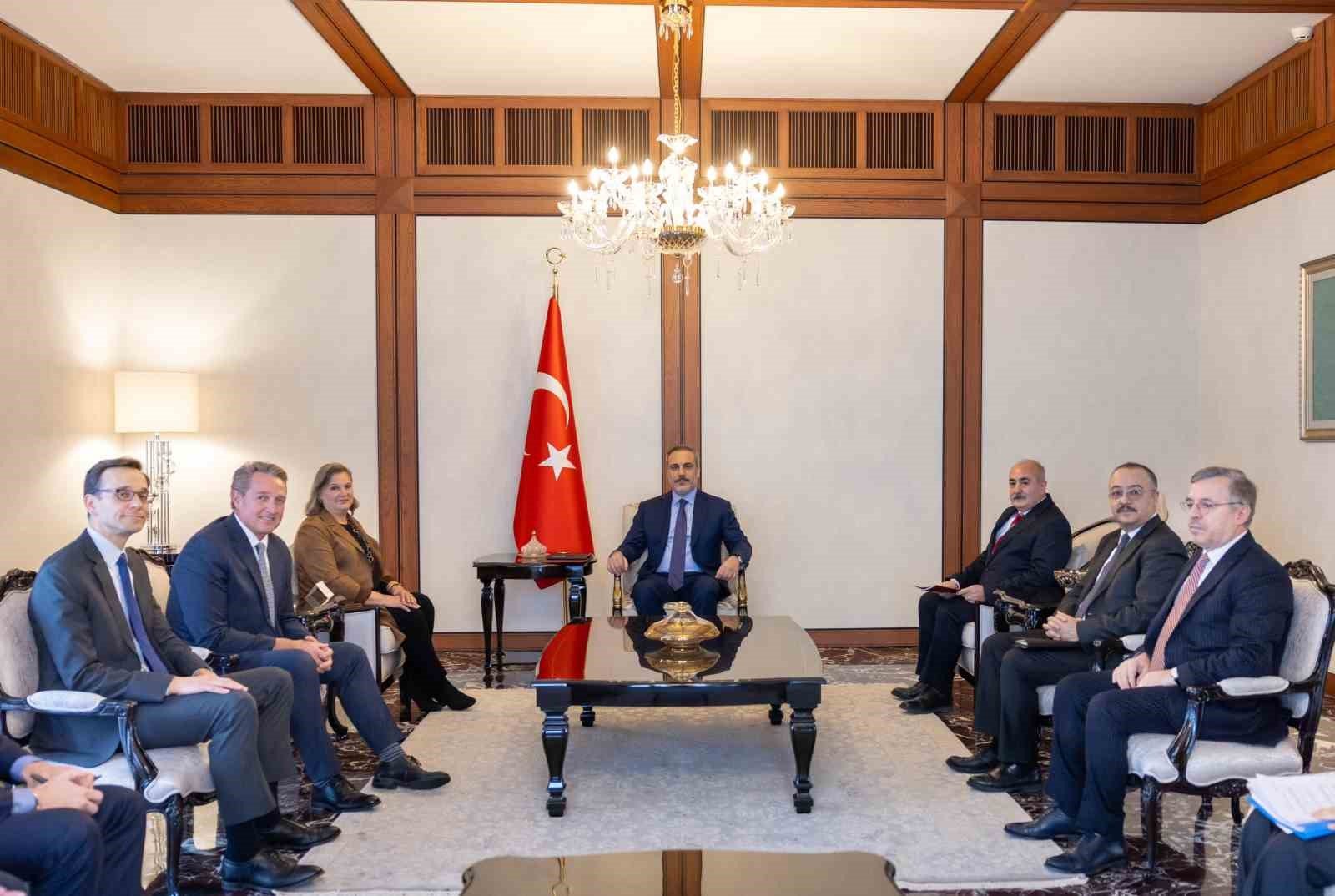 Bakan Fidan, ABD Dışişleri Bakan Yardımcısı Vekili Victoria Nuland’ı kabul etti
